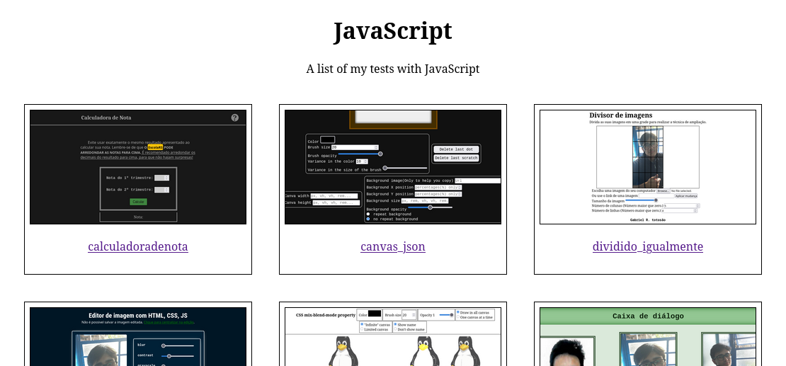 Image of website